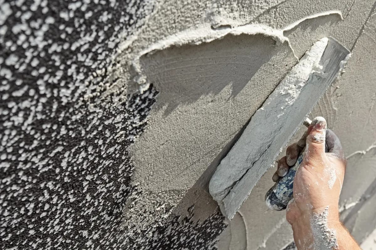 Fassade verputzen Beispiel 3