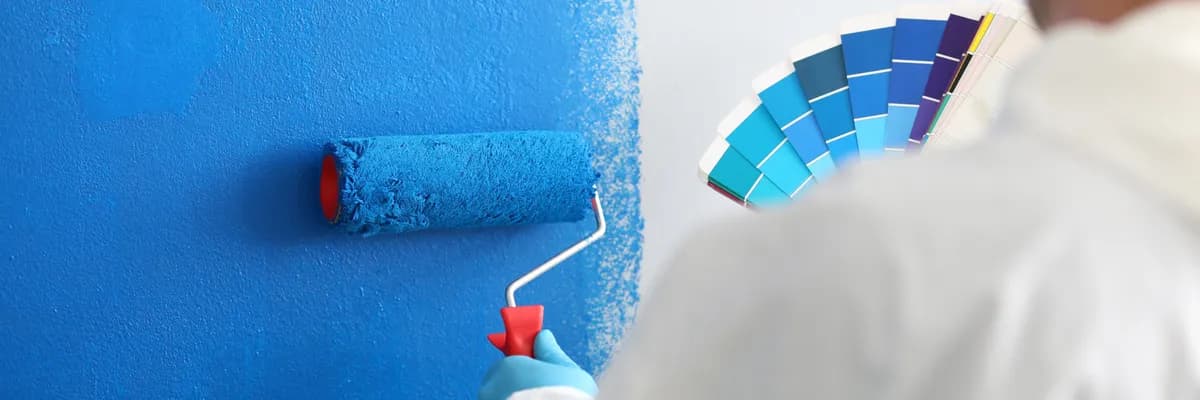 Wand streichen Beispiel 1