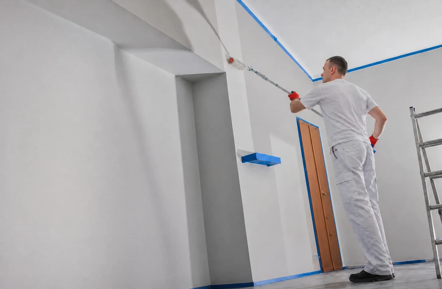 Wand streichen Beispiel 2