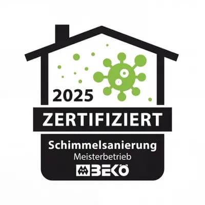 Zertifiziert Schimmelsanierung 2025 — Meisterbetrieb BEKO